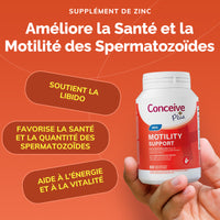 Conceive Plus Πακέτο Γονιμότητας Υποστήριξη Ωορρηξίας & Κινητικότητας (FR) - Υποστήριξη Κινητικότητας - Ολοκληρωμένο Κιτ Γονιμότητας