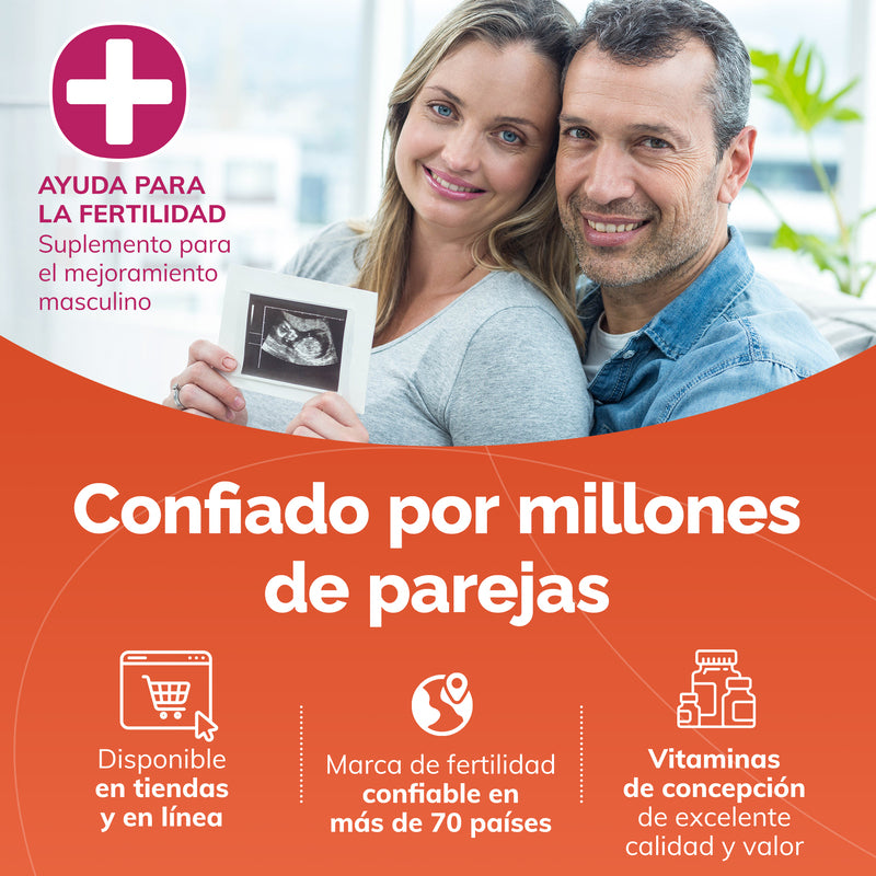 Conceive Plus Motility and Fertility Support Pack (ES) - Complete Fertility Kit