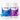 Conceive Plus Couples Bundle Fertility Support (IT) featuring side-by-side bottles of male and female fertility supplements, with blue and pink capsules placed in front, labeled in Italian for reproductive health and pregnancy preparation.