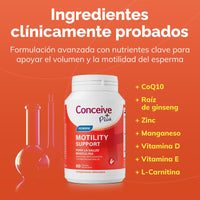 Motility & Ovulation Support (ES) - Conceive Plus® Europe