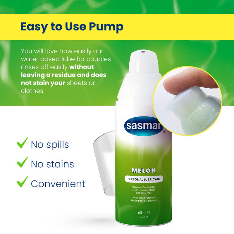 Sasmar Melon Flavor Personal Lubricant - Conceive Plus® Europe